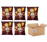 Hula Hoops Big Hoops Crisps 70g, PMP (05 Packs, BBQ Beef)