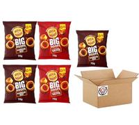 Hula Hoops Big Hoops Crisps 70g, PMP (10 Packs, Mixed)