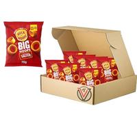 Hula Hoops Big Hoops Crisps 70g, PMP (20 Packs, Salted)