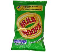 Hula Hoops Cheese and Onion Flavour Potato Rings 34 G (Pack of 48)