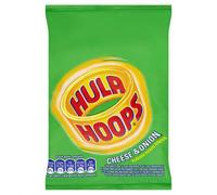 Hula Hoops Cheese & Onion Flavour Potato Rings 48x34g