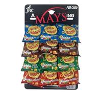 Hula Hoops Mixed Snacks on 'The AMaysing' Pub Card, 12 Pack - Original | Cheese Onion | BBQ | S&V