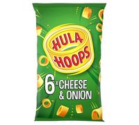Hula Hoops Multipack Crisps 6x24g (Cheese & Onion)