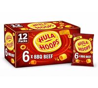 Hula Hoops Multipack Crisps 6x24g (Pack of 12) (BBQ Beef)