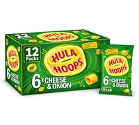 Hula Hoops Multipack Crisps 6x24g (Pack of 12) (Cheese & Onion)
