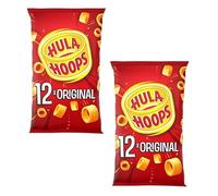 Hula Hoops Original Crisps 12 Pack 24gx12 (Pack of 2, Original)