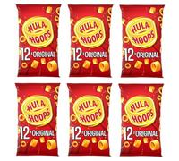 Hula Hoops Original Crisps 12 Pack 24gx12 (Pack of 6, Original)