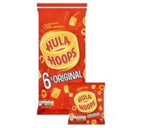 Hula Hoops Original Potato Snacks, 6 Pack Multipack Crisps