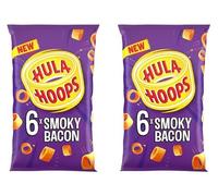 Hula Hoops Smoky Bacon Flavour Crisps, Multipack - (Pack of 2)