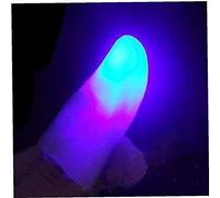 HULA LED Magic Finger, 5 Pair Magic Finger Light Up Thumb Tips LED Finger Lamp Thumbs Light Magic Finger Lamp (Purple)