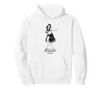 Hula Lei Girl Hawaii Vintage Style Pullover Hoodie