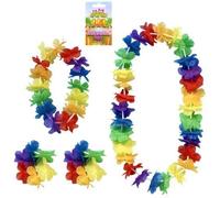 Hula lei hawaiian necklace set - 4 piece (Set of 1)