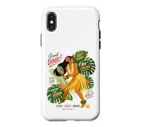 Hula Pickleball Player Tropical Hawaiian Paddle Art Case for iPhone X/XS