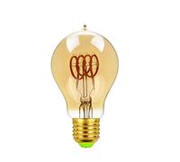 HULA Vintage Edison Light Bulb, 40W Edison Screw Bulb Dimmable Vintage Light Bulbs E27 Decorative Light Bulbs Warm (A60 T, Brown Glass)
