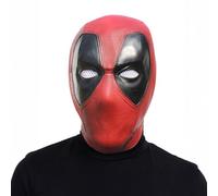 Hulaiyaa Deadpools Mask Halloween, Super Hero Head Cosplay Mask Movie Fans Game Latex Mask Costume, Halloween Fancy Dress Up Carnivals Party and Role Play Head Covering Mask Performance Props Adult