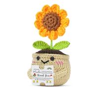 HULALA Appreciation Mentor Tutor Gifts For Women Men Handmade Crochet Sunflower Keepsake Decoration Ornament Presents A Great Mentor Is Hard To Find And Impossible To Forget