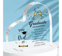 HULALA Inspirational Graduation Gifts For Her 2025 Graduation Gifts For Him Graduation Plaque For Daughter Son Children Men Women Boys Girls Senior High School College University