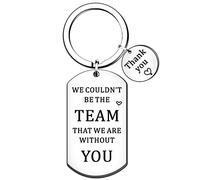 HULALA Thank You Boss Coach Mentor Leader Manager Gifts Keyring Keychain We Couldn't Be The Team That We Are Without You Key Rings