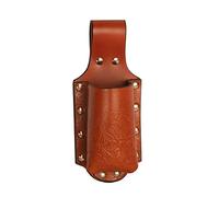 Hulara Full Grain Buff Leather Beer Holster Small Bottle Holster for Men Cowboy Beer Holder for Travel/Outdoor Beer Holster Belt