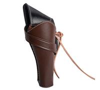 Hulara Full Grain Buff Leather Cross Draw Holster for 4" to 6" Revolvers