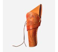 Hulara Full Grain Buff Leather Cross Draw Holster for 4" to 6" Revolvers - Fit .38/357, .44/45 Cal Revolvers