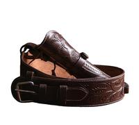 Hulara Full Grain DD Harness Buff Leather Western Gun Holster for Men Heritage Rough Rider 357 Magnum Holster Cowboy Gun Belt and Holster .38/.357 Cal Revolver Holster