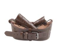 Hulara-Full Grain DD Harness Buff Leather Western Gun Holster für Herren Heritage Rough Rider 22 357 Magnum Holster Cowboy Gun Belt and Holster .38 .44 .45 .356 .358 Cal Braun Revolver Holster