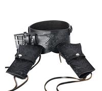 Hulara-Full Grain DD Harness Buff Leather Western Gun Holster für Herren Heritage Rough Rider 22 357 Magnum Holster Cowboy Gun Belt and Holster .38 .44 .45 .356 .358 Cal Schwarz Revolver Holster…