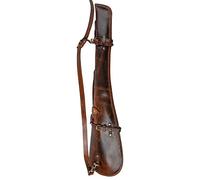 Hulara Genuine Handcraft Leather Rifle Case Western Scabbard fits 16 to 20 Inch Barrel Length Lever Action Rifle Shotgun Sheath Winchester Case for Wild Bunch Shooting