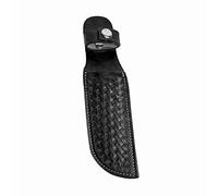Hulara_Genuine Leather Case Handmade Real Leather Knife Sheaths with Belt Loop Pocket Knife Holder for Belt 4.7" Blade Fits Knife Holster