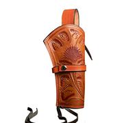 Hulara Leather Western Gun Holster Heritage Rough Rider .Colt SAA Wrangler Single Six Vaquero Uberti Cattleman Cowboy Holsters for 4.75" and 5.5" Barrel Revolver Holster