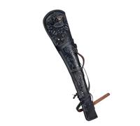 Hulara Rifle Case Western Scabbard Fits 16 to 20 Inch Barrel Length Lever Action Handcraft Leather Rifle Shotgun Sheath Winchester Case for Wild Bunch Shooting [Black].