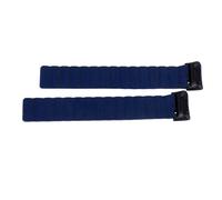 Hulex Supplies 2pcs Replacement Watch Bands for Charge 6/5, Silicone Snap Wristbands with Strong Alloy Clasp, Soft Comfortable Strap for Small to Large Wrists 160mm - 225mm (Dark Blue)