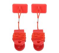 Hulex Supplies 2PCS Treadmill Safety Key, Universal Emergency Stop Switch with Secure Clip for ICON JOHNSON Yijian JUNXIA Decathlon AD, ABS Running Machine Security Lock Key