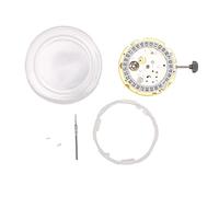 Hulex Supplies Automatic Mechanical Movement 8200, Single Calendar Watch Movement, High Accuracy Replacement Movement with Handle Bar and Rubber Ring for Repairing or Building Watches