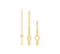 Hulex Supplies Luminous Watch Hands Set for 1570 Movement, Alloy Hour Minute Second Hands Replacement Kit with Glow - in - the - Dark Feature for Watch Repair Professionals (1570 luminous gold)