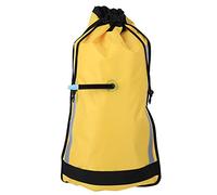 Hulex Supplies Nylon Rescue Inflatable Paddle Float, Kayak Paddle Floating Bag with Quick - Release Buckles, Bright Yellow with Reflective Strips, for Canoe Kayak Sea Kayak Re - Entry