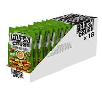 HuligaN Pretzel Crush, Ready to Eat Snack, Flavoured in Honey Mustard Sauce, 18 x 65 Grams