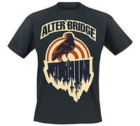 HULIN Alter Bridge T-Shirt Printed Black Graphic Tee L