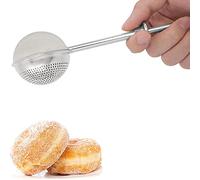 HULISEN Tea Infuser for Loose Leaf Tea, Flour Duster for Baking, One-Handed Operation, 304 Stainless Steel Powdered Icing Sugar Shaker Duster, Pick Up and Dust Flour Sifter, Gift Package