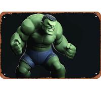 Hulk 3d Avengers Infinity War Metal Tin Sign Retro Wall Decor for Home Gate Garden Bars Restaurants Cafes Office Store Pubs Club Sign Gift 12 X 8 INCH Plaque Tin Sign