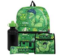 Hulk Backpack For Boys | Marvel School Set | Kids Lunch Bag | The Hulk Rucksack
