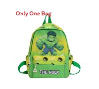 (Hulk) Captain America Pattern Kids School Backpack Education Early For