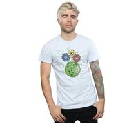 Hulk Flower Fist T-Shirt Marvel Grey S