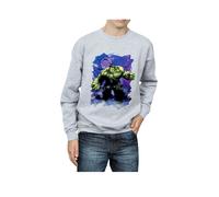 Hulk Halloween Spooky Forest Sweatshirt Marvel Grey 9 Years