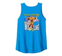 Hulk Hogan_007_Back Printed Tank Top, Women, Sapphire Blue, XX-Large