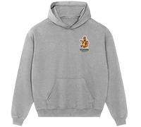 Hulk Hogan Badge Men's Hoodie - Gray / 3XL