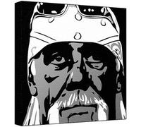 Hulk Hogan - Pop Art Print - 30 x 30 x 2.5 cm Deep Box Canvas