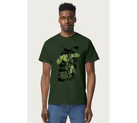 Hulk Men's The Incredible Text Art Marvel T-Shirt in Bottle Green | Size: 2XL Hulk Bottle Green 2XL