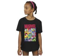 Hulk Pop Art Cotton T-Shirt Marvel Black 7-8 Years